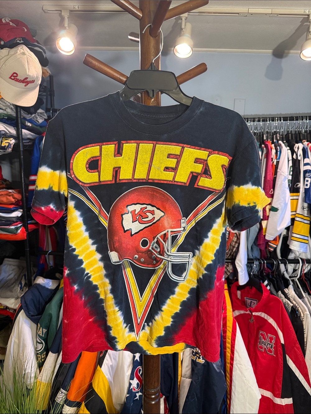 Kansas City Chiefs Tie-Dye Graphic Tee - Y2K